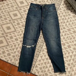 Madewell perfect crop vintage jean size 27 high rise